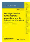 Buchcover Wichtige Gesetze für Wirtschaftsverwaltung und die Öffentliche Wirtschaft