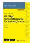 Buchcover Wichtige Wirtschaftsgesetze für Bachelor/Master, Band 1