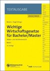 Buchcover Wichtige Wirtschaftsgesetze für Bachelor/Master, Band 2