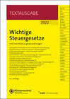 Buchcover Wichtige Steuergesetze