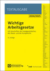 Buchcover Wichtige Arbeitsgesetze
