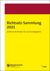 Buchcover Richtsatz-Sammlung 2021