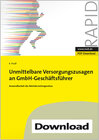 Buchcover Unmittelbare Versorgungszusagen an GmbH-Geschäftsführer