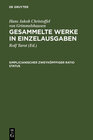 Buchcover Hans Jakob Christoffel von Grimmelshausen: Gesammelte Werke in Einzelausgaben / Simplicianischer Zweyköpffiger Ratio Sta