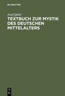 Buchcover Textbuch zur Mystik des deutschen Mittelalters