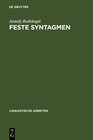 Buchcover Feste Syntagmen