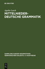 Buchcover Mittelniederdeutsche Grammatik