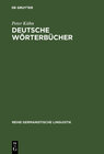Buchcover Deutsche Wörterbücher
