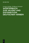 Buchcover Wörterbuch zur Valenz und Distribution deutscher Verben