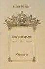 Buchcover Wilhelm Raabe