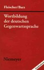 Buchcover Wortbildung der deutschen Gegenwartssprache