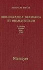 Buchcover Reinhart Meyer: Bibliographia Dramatica et Dramaticorum. Einzelbände 1700-1800 / 1700