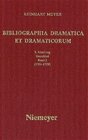 Buchcover Reinhart Meyer: Bibliographia Dramatica et Dramaticorum. Einzelbände 1700-1800 / 1701-1708