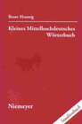 Buchcover Kleines Mittelhochdeutsches Wörterbuch