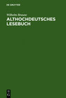 Buchcover Althochdeutsches Lesebuch