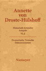 Buchcover Annette von Droste-Hülshoff: Historisch-kritische Ausgabe. Werke. Briefwechsel. Werke / Dokumentation