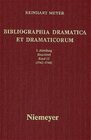 Buchcover Reinhart Meyer: Bibliographia Dramatica et Dramaticorum. Einzelbände 1700-1800 / 1742-1744