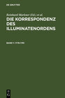 Buchcover Die Korrespondenz des Illuminatenordens / 1776-1781