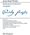Buchcover Jean Paul: Werke / Leben des Quintus Fixlein, aus funfzehn Zettelkästen gezogen