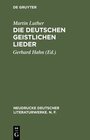 Buchcover Die deutschen geistlichen Lieder