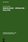 Buchcover Ideologie - Sprache - Politik