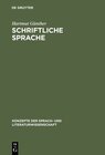 Buchcover Schriftliche Sprache