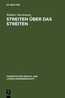 Buchcover Streiten über das Streiten