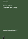 Buchcover Dialektologie