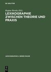 Buchcover Lexikographie zwischen Theorie und Praxis