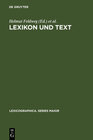 Buchcover Lexikon und Text