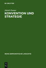 Buchcover Konvention und Strategie
