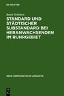 Buchcover Standard und städtischer Substandard bei Heranwachsenden im Ruhrgebiet