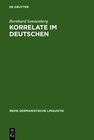 Buchcover Korrelate im Deutschen