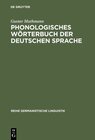 Buchcover Phonologisches Wörterbuch der deutschen Sprache