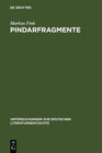 Buchcover Pindarfragmente