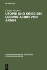 Buchcover Utopie und Krieg bei Ludwig Achim von Arnim