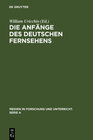 Buchcover Die Anfänge des Deutschen Fernsehens