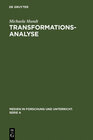 Buchcover Transformationsanalyse