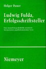 Buchcover Ludwig Fulda, Erfolgsschriftsteller