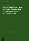 Buchcover Die deutschen und niederländischen Legendare des Mittelalters