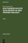 Buchcover Kulturgeschichte Schlesiens in der Frühen Neuzeit