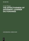 Buchcover The Effectiveness of Different Learner Dictionaries