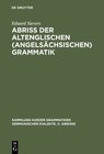 Buchcover Abriss der altenglischen (angelsächsischen) Grammatik