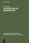 Buchcover Altenglische Grammatik
