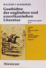 Buchcover Geschichte der englischen und amerikanischen Literatur