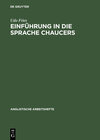 Buchcover Einführung in die Sprache Chaucers