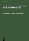 Buchcover Albert Fuss; Felipe Jambrina; Angel San Miguel: !Qué barbaridad! / Lehrerheft – Schlüssel zu den Übungen