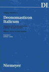 Buchcover Deonomasticon Italicum (DI). Dizionario storico dei derivati da nomi... / Volume 1: Derivati da nomi geografici (A-E). F