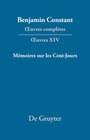 Buchcover Mémoires sur les Cent-Jours