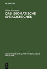 Buchcover Das idiomatische Sprachzeichen